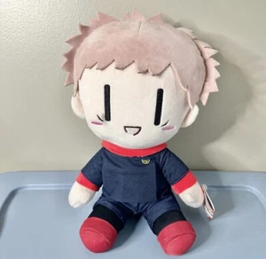 Jujutsu Kaisen BIG Plush doll Loose face version Yuji Itadori 30cm Taito - Picture 1 of 3