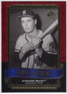 EDDIE MATHEWS HOF 2003 Upper Deck SP Legendary Cuts Karte #60 NM-MT Zustand - Bild 1 von 1