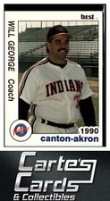 Will George 1990 Best Canton-Akron Indians #2  Cleveland Coach