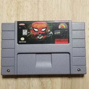Spider-Man Spiderman SNES Cartridge Authentic and works. - Picture 1 of 3