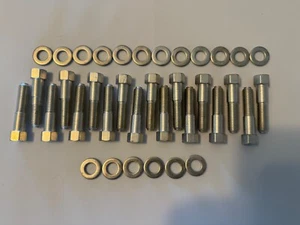 Harley 1936-48 VL & UL Cylinder Head Bolt Kit OEM #14-30B 228 USA Cad Iron Heads - Bild 1 von 4