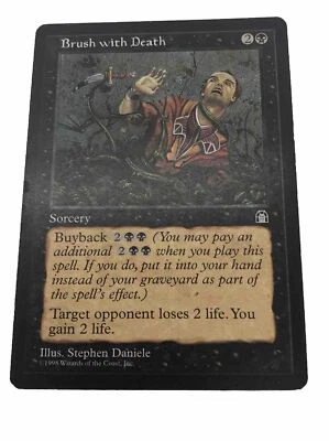 Magic The Gathering Brush With Death Stronghold Common Sorcery - Image 1 of 4