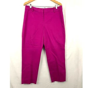 Talbots Curvy Pink Business Pants Sz 10 Trousers Slacks Casual Cotton Blend - Picture 1 of 10