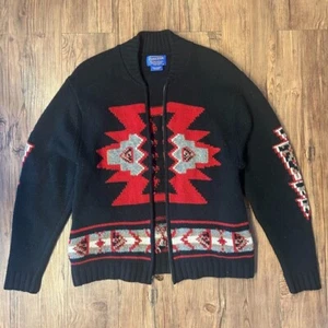 Pendleton Cowichan Pullover Größe S 100% Wolle Klassisch Strick Vintage Stylisch - Bild 1 von 7