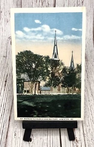St Patrick Church Agora Event Center Lewiston Maine ME Postcard - Picture 1 of 4