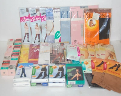 37 Packungen Strumpfhosen Kniestrümpfe Füsslinge Strumpfhose Feinstrumpfhose OVP - Bild 1 von 4