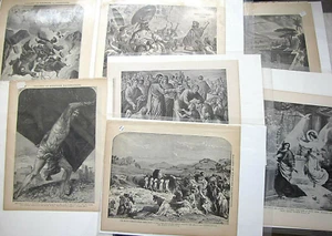 69 Antique Bible and other prints, different sizes, different condition - Picture 1 of 11
