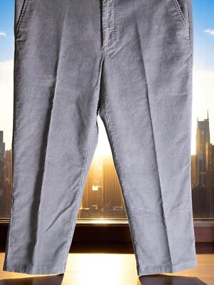 Pantalones de pana vintage IZOD para hombre 40x27 gris claro pierna recta informales clásicos Foto 1 de 4