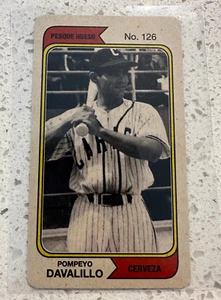 Pompeyo Davalillo Pesque Hueso Cerveza #126 Mini card Leones del Caracas - Picture 1 of 2