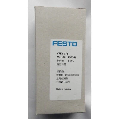 New Festo VPEV-1/8 150261 Vacuum switch - Photo 1/2