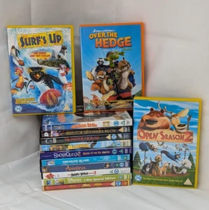 13 DVD Bundle Children's Animation Angry Birds Kung Fu Panda Over The Hedge - Picture 1 of 7