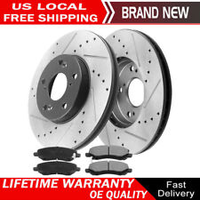 For 2006 2007 2008-2012 Mitsubishi Eclipse Front Ceramic Brake Rotors And Pads
