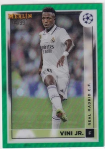 Topps Merlin Chrome Champions League 22/23 No. 118 Vini Jr. Green 44/99 - Picture 1 of 2