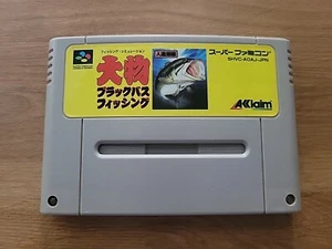 Ohmono Black Bass Fishing - Jinzouko Hen SFC Super Famicom Japan US SELLER - Picture 1 of 2