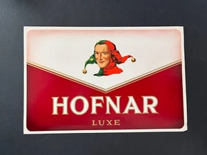 Vintage label tobacco cigar cigars Hofnar LUXE #242 - Picture 1 of 3
