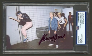 Kenney Jones Signed Photo (PSA) The Who Drummer Backstage 1982 Concert Musician - Picture 1 of 2