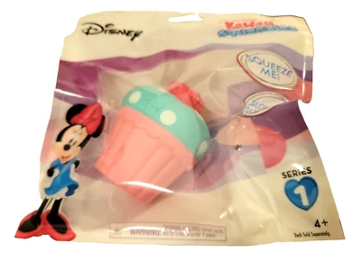 Squeezies Minnie Mouse cupcake 🧁 Disney Kawaii Series 1  Just Play Toys - Image 1 of 4