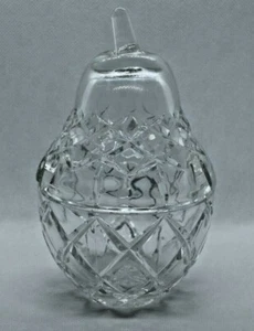 Crystal jam jar pear shaped - Picture 1 of 3