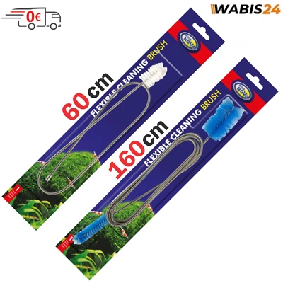 AquaNova N-CLEAN Schlauchbürste 60/160 cm – doppelseitig, flexibel, Aquarium