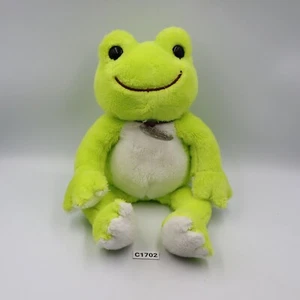 Pickles The Frog C1702-B Green Beanie 10" Plush Nakajima Toy Doll Japan - Picture 1 of 7