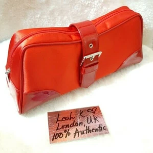100% genuino CDior perfumes de noche/bolso de maquillaje en rojo~ descontinuado - Imagen 1 de 4