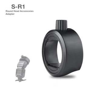 US Godox S-R1 Round Head Camera Speedlite Flash Converter AK-R1 Adapter Ring - Picture 1 of 10