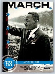 2015 Topps Series 1 Martin Luther King Jr Baseball History Insert #5A