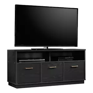 Mainstays 3-Door TV Stand Console for TVs up to 50", Blackwood Finish - Picture 1 of 9