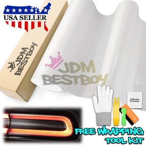 3D Carbon Fiber Clear Transparent Texture Matte Vinyl Car Wrap Sticker Decal DIY - Picture 1 of 12