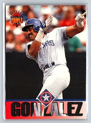 1994 Triple Play #194 Juan Gonzalez Texas Rangers - Image 1 of 2