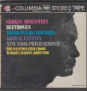 reel to reel tape - BEETHOVEN -CONC.N. 3 FÜR KLAVIER UND ORCH.SERKIN- BERNSTEIN - Bild 1 von 3