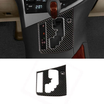 Cubierta de panel de palanca de cambios de fibra de carbono para Lexus RX350 RX450H 2010-2012 Foto 1 de 4