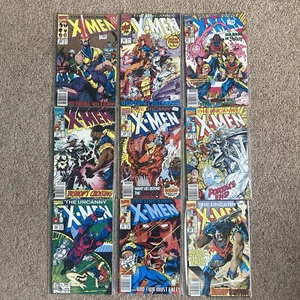 Uncanny X-Men #280 - 288 (Marvel Comics 1991) Konvolut Lot gelaufen - Bild 1 von 4