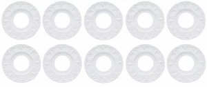 Westinghouse 7702700 10" Victorian Molded Plastic Ceiling Medallion White Finish - Picture 1 of 2