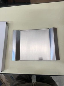 myco tableware serving tray 10” X 15” Bar Tray charcuterie Board Stainless - Picture 1 of 3