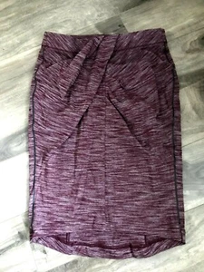 Lululemon Heathered Bordeaux Wine Skirt Women's Size 4 - Picture 1 of 5