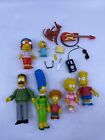 Playmates / The Simpsons World of Springfield /lot Of 7 Interactive Figure / VTG