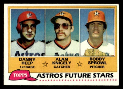 1981 Topps #82 Astros Future Stars (Danny Heep / Knicely / Sprowl) Rookie Card - Image 1 of 2