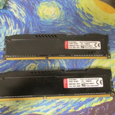 (2 Piece) Kingston HyperX Fury HX316C10FBK2/8 DDR3-1600 8GB (2x4GB) Memory - Image 1 of 2