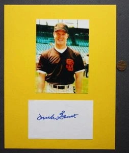 1987-90 San Diego Padres Star Mark Grant signed Autogramm & Fotoset MUD COOL - - Bild 1 von 1