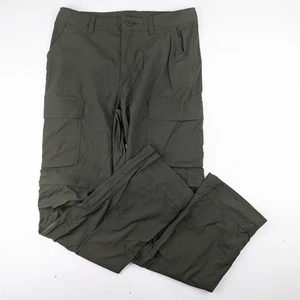 REI Olive Zip Off Hiking Pants - L(14-16) Youth - Picture 1 of 8