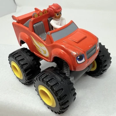 Nickelodeon Blaze and the Monster Machines Blaze con camión fundido a presión AJ 2014 Foto 1 de 4