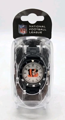 NFL Game Time CINCINNATI BENGALS Relógio Unissex Adulto Movimento Japão Novo na Caixa - Imagem 1 de 4