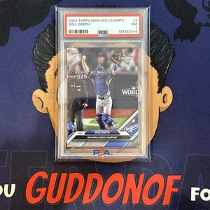 PSA 7 CASI COMO NUEVO 2024 Topps Now Dodgers Serie Mundial Will Smith #3 - Imagen 1 de 3