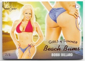 2025 BENCHWARMER GIRLS OF SUMMER BOBBI BILLARD BEACH BUMS BUTT CARD /5 HOT! - Picture 1 of 2