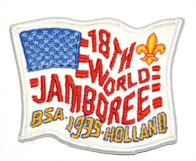 Boy Scouts of America Contingent Boy Scouts Badge 1995 XVIII World Jamboree V10 - Image 1 of 4