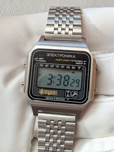 Elektronika / Электроника 77А / 0500100 Stainless Steel with Bracelet - Foto 1 di 4