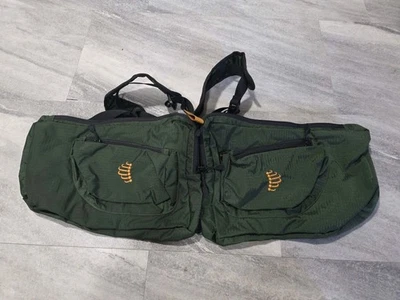 RIBZ Paquete Frontal Med Alpine Verde Bolsas de Transporte Laterales Mochilero Camping Caza EDC Foto 1 de 4