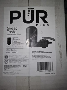PUR PLUS Vertical Faucet Mount Water Filter FM2500v - NEW Open Box - Picture 1 of 7