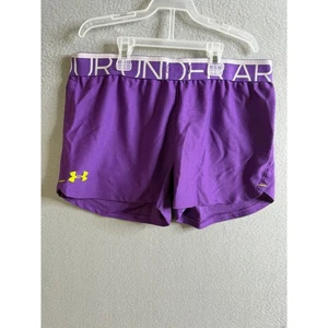 Under Armour Shorts Girls Large HeatGear Athletic Shorts Activewear - Picture 1 of 9